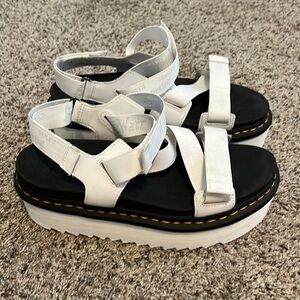 Dr Marten platform sandals, size 10